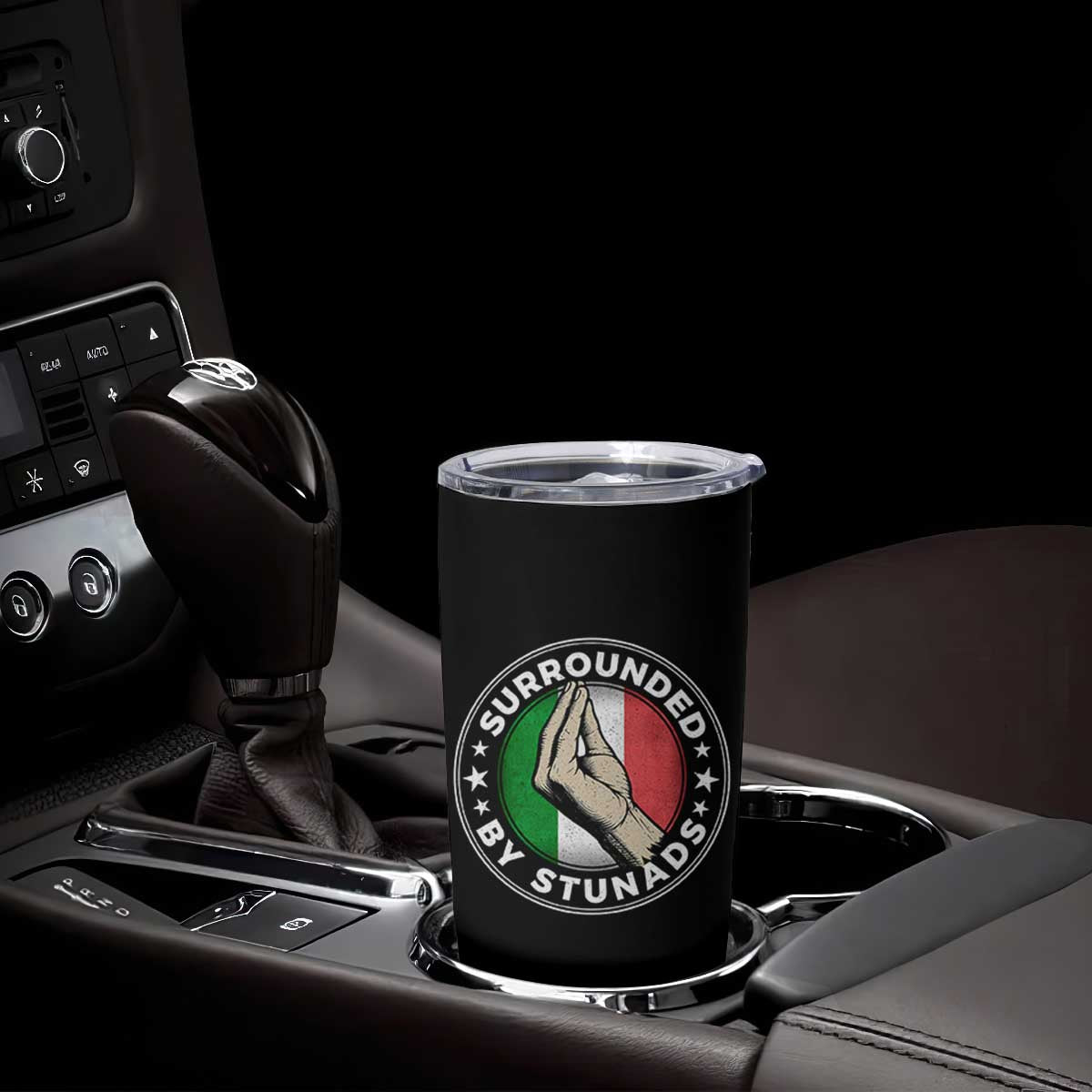 Funny Italian Slang Tumbler Cup Surrounded By Stunads Che Vuoi TS11 Print Your Wear