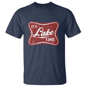 Funny It's Lake Time T Shirt Lake Life Summer Vacation TS11 Navy Print Your Wear