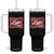 Funny It's Lake Time Tumbler With Handle Lake Life Summer Vacation TS11 One Size: 40 oz Black Print Your Wear