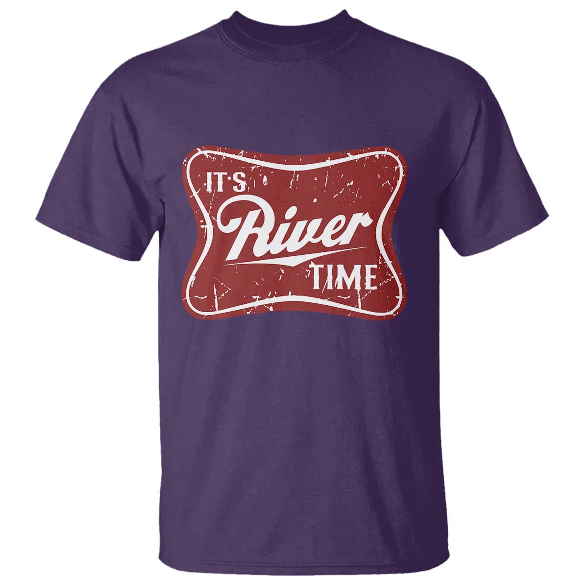 Funny It's River Time T Shirt River Life Summer Vacation TS11 Purple Print Your Wear