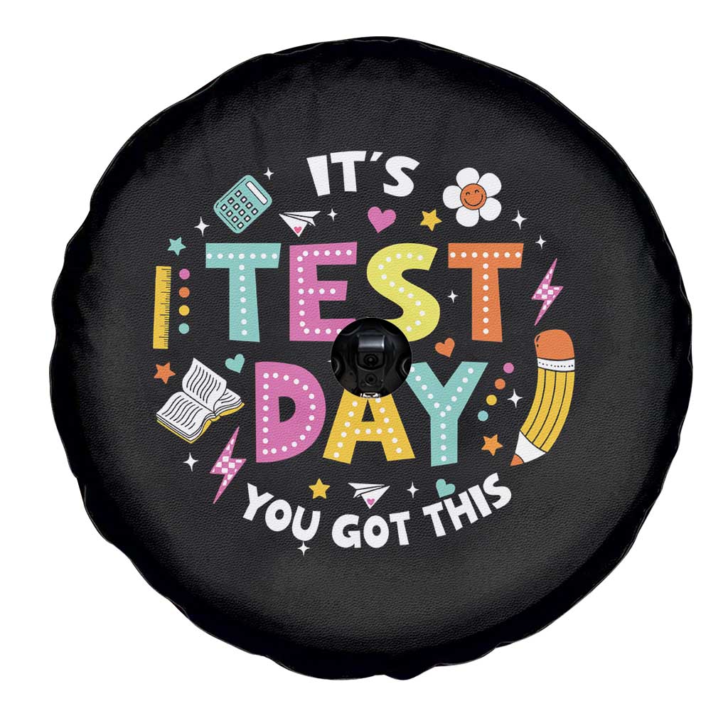 Funny It's Test Day You Got This Spare Tire Cover Testing Day School Supplies TS11 Print Your Wear
