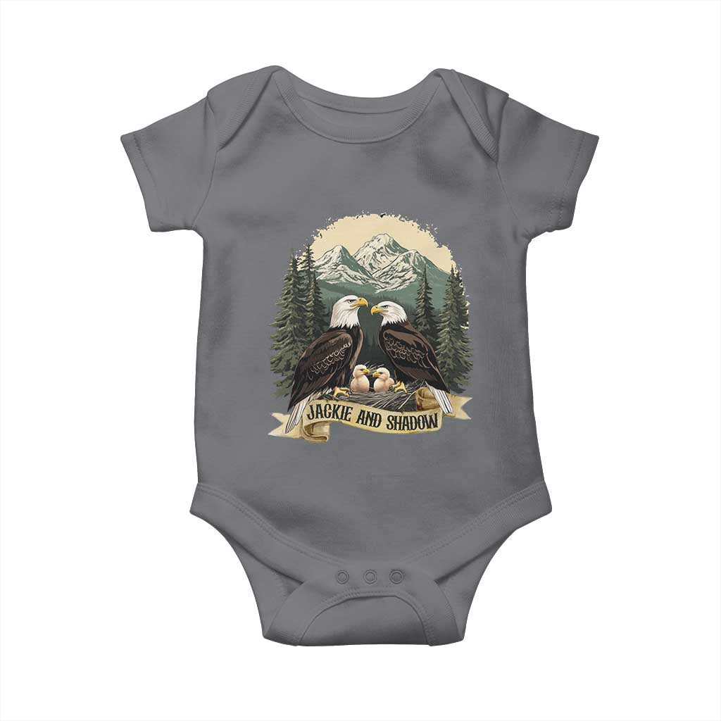 Funny Jackie And Shadow Eagle Family Matching Baby Onesie Eagle Lover TS11 Charcoal Print Your Wear