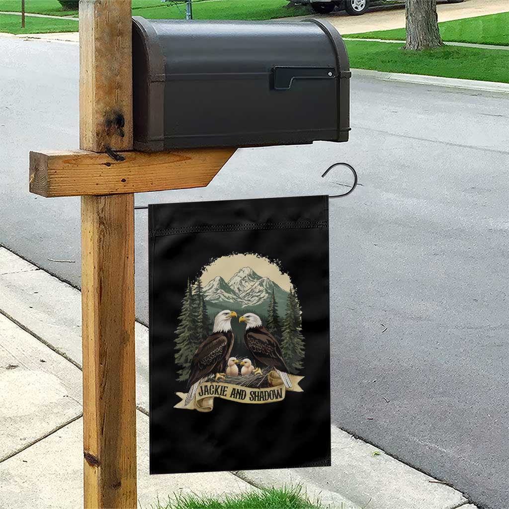 Funny Jackie And Shadow Eagle Family Matching Garden Flag Eagle Lover TS11 Print Your Wear