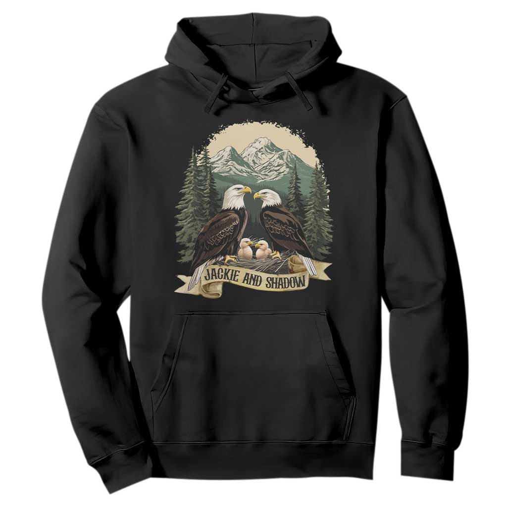 Funny Jackie And Shadow Eagle Family Matching Hoodie Eagle Lover TS11 Black Print Your Wear