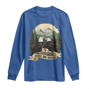 Funny Jackie And Shadow Eagle Family Matching Long Sleeve Shirt Eagle Lover TS11 Royal Blue Print Your Wear