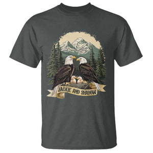Funny Jackie And Shadow Eagle Family Matching T Shirt Eagle Lover TS11 Dark Heather Print Your Wear