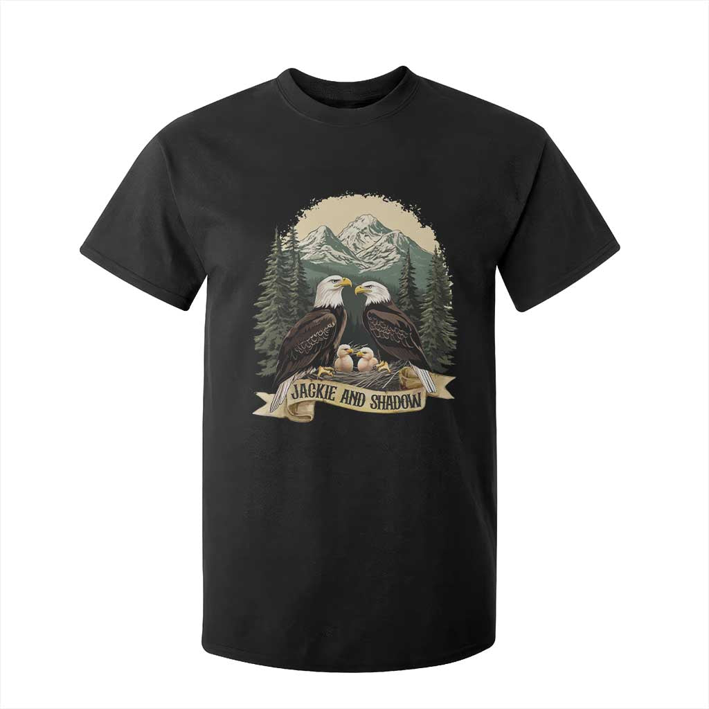 Funny Jackie And Shadow Eagle Family Matching T Shirt For Kid Eagle Lover TS11 Black Print Your Wear