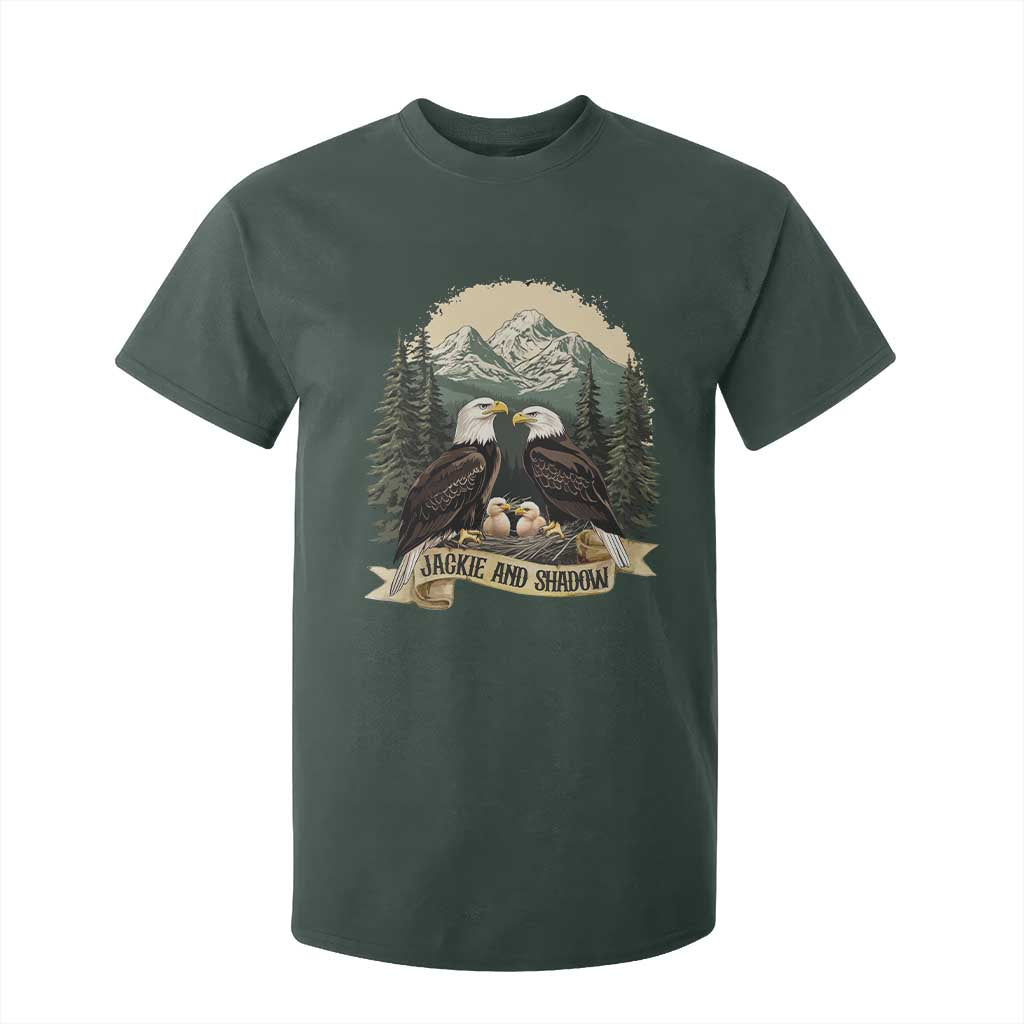 Funny Jackie And Shadow Eagle Family Matching T Shirt For Kid Eagle Lover TS11 Dark Forest Green Print Your Wear