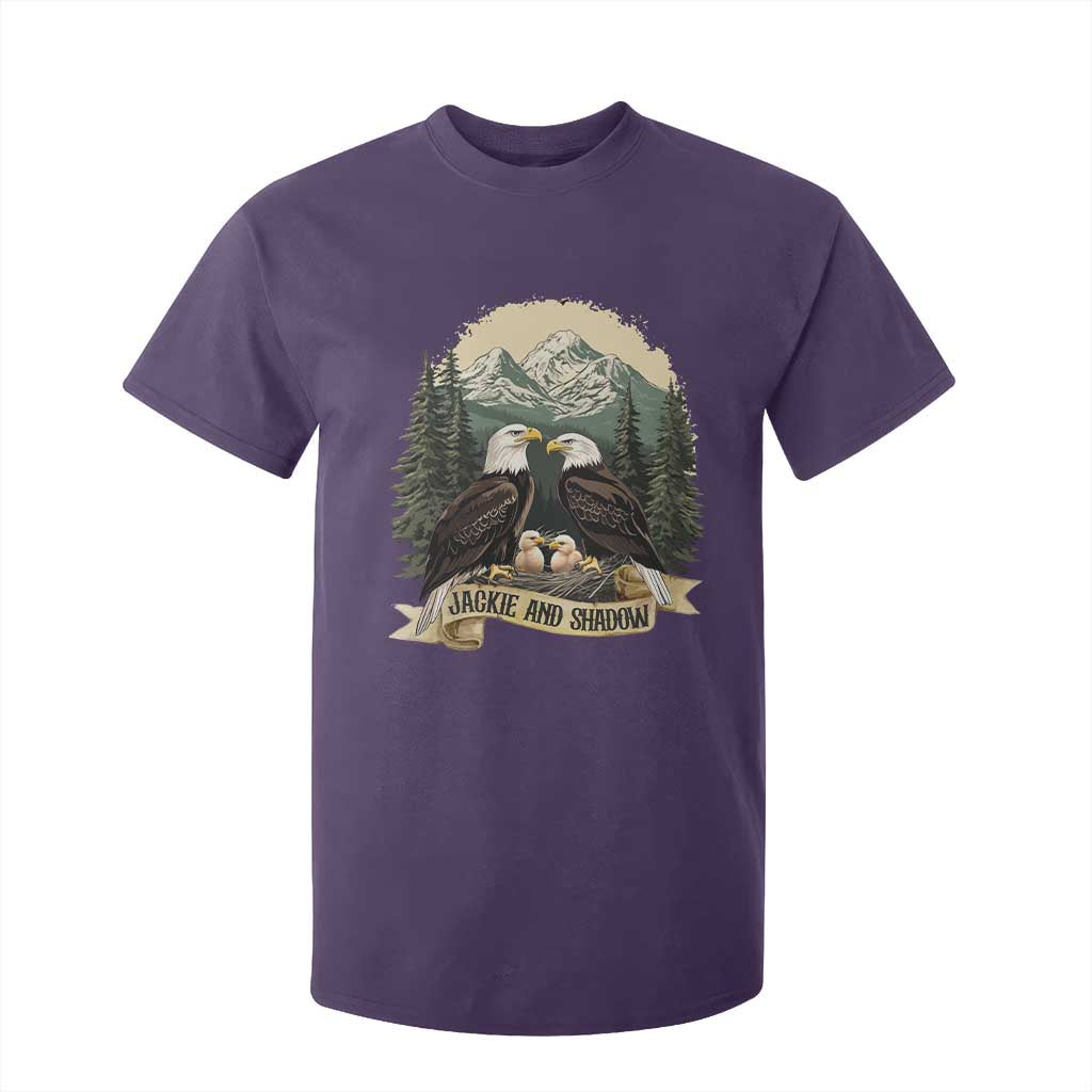 Funny Jackie And Shadow Eagle Family Matching T Shirt For Kid Eagle Lover TS11 Purple Print Your Wear