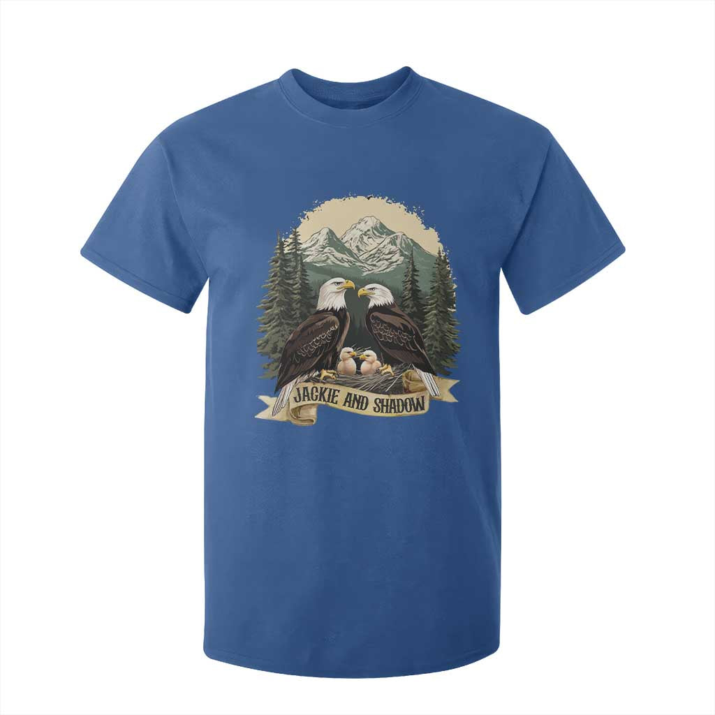 Funny Jackie And Shadow Eagle Family Matching T Shirt For Kid Eagle Lover TS11 Royal Blue Print Your Wear