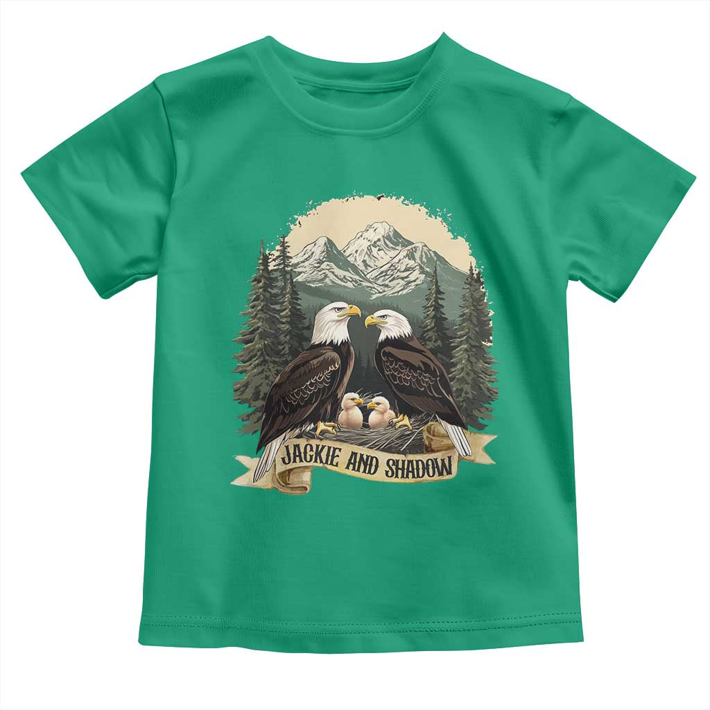Funny Jackie And Shadow Eagle Family Matching Toddler T Shirt Eagle Lover TS11 Irish Green Print Your Wear