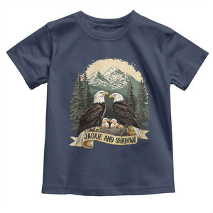 Funny Jackie And Shadow Eagle Family Matching Toddler T Shirt Eagle Lover TS11 Navy Print Your Wear