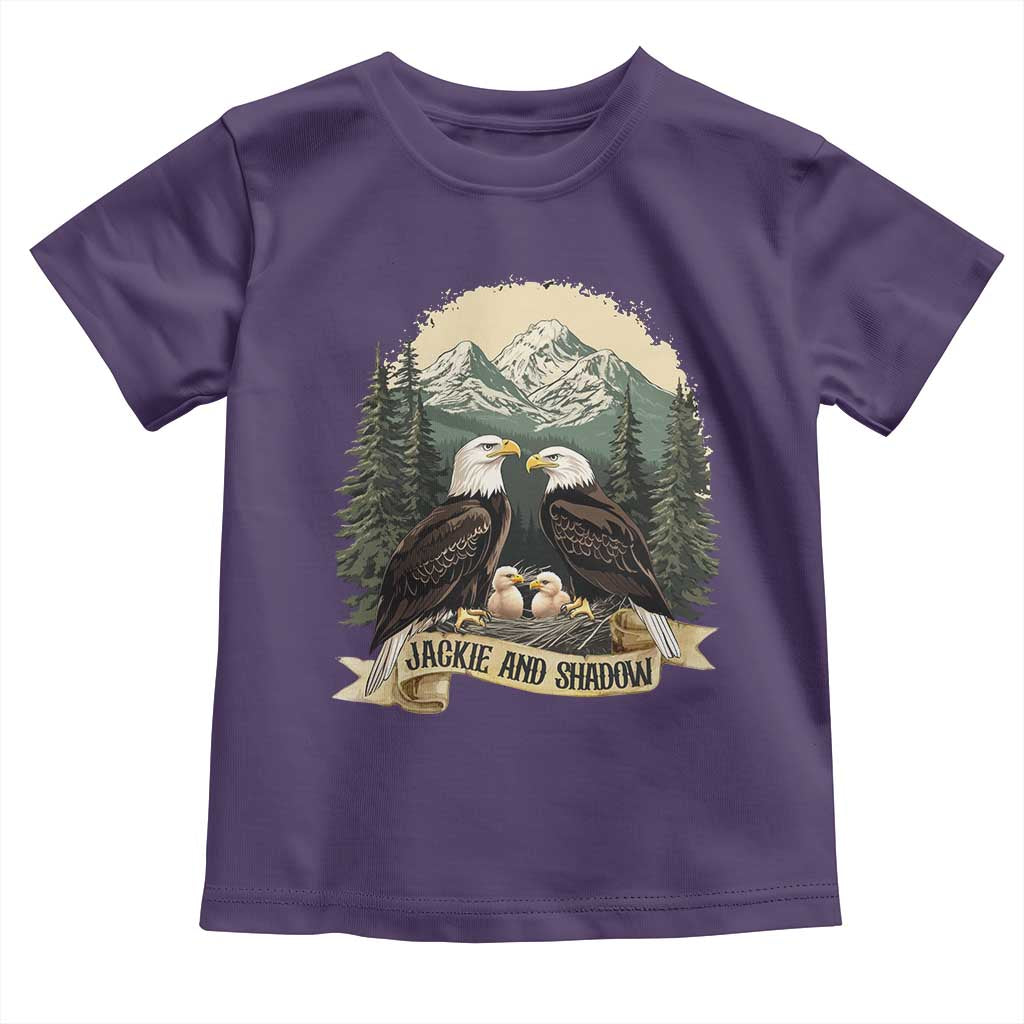 Funny Jackie And Shadow Eagle Family Matching Toddler T Shirt Eagle Lover TS11 Purple Print Your Wear