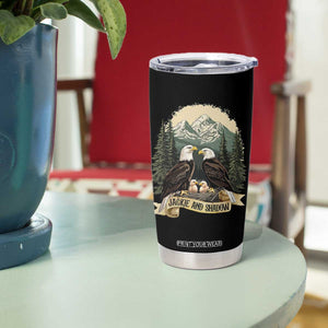 Funny Jackie And Shadow Eagle Family Matching Tumbler Cup Eagle Lover TS11 Print Your Wear