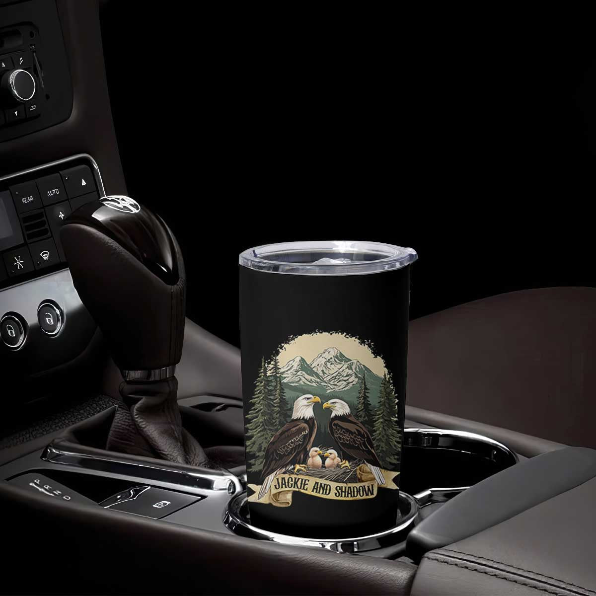 Funny Jackie And Shadow Eagle Family Matching Tumbler Cup Eagle Lover TS11 Print Your Wear