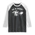 Funny Jesus American Football He Is Rizzin' Meme Raglan Shirt TS11 Black White Print Your Wear