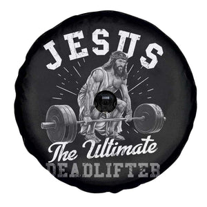 Funny Jesus The Ultimate Deadlifter Spare Tire Cover Christian Workout Gym TS11 Print Your Wear