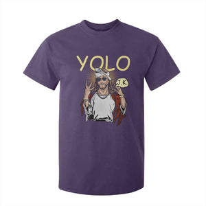 Funny Jesus YOLO JK T Shirt For Kid Just Kidding Funny Christian Religious TS02 Purple Print Your Wear