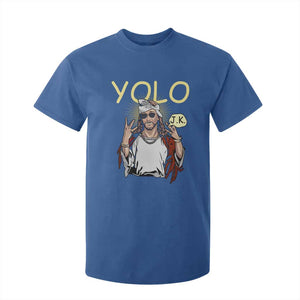 Funny Jesus YOLO JK T Shirt For Kid Just Kidding Funny Christian Religious TS02 Royal Blue Print Your Wear