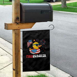 Funny July 4th Garden Flag Patriotic Duck Firequacker American Flag TS10 Print Your Wear