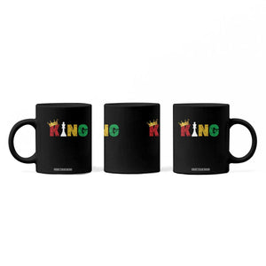 Funny Juneteenth King Coffee Mug Black Father Chess African American TS11 Print Your Wear