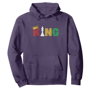 Funny Juneteenth King Hoodie Black Father Chess African American TS11 Purple Print Your Wear