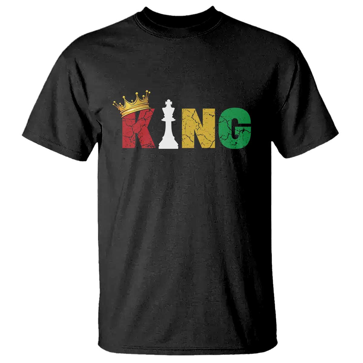 Funny Juneteenth King T Shirt Black Father Chess African American TS11 Black Print Your Wear