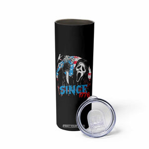 Funny Killing It Since 1776 Skinny Tumbler Horror Movie 4th Of July USA Ghost TS11 Print Your Wear