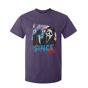 Funny Killing It Since 1776 T Shirt For Kid Horror Movie 4th Of July USA Ghost TS11 Purple Print Your Wear