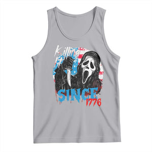 Funny Killing It Since 1776 Tank Top Horror Movie 4th Of July USA Ghost TS11 Athletic Heather Print Your Wear