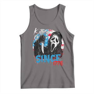 Funny Killing It Since 1776 Tank Top Horror Movie 4th Of July USA Ghost TS11 Deep Heather Print Your Wear