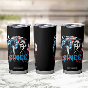 Funny Killing It Since 1776 Tumbler Cup Horror Movie 4th Of July USA Ghost TS11 Print Your Wear