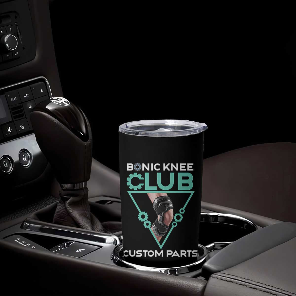 Funny Knee Replacement Surgery Tumbler Cup Bionic Knee Club Custom Parts TS02 Print Your Wear