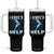 Funny Knee Replacement Surgery Tumbler With Handle I Knee'd Help Bones Injury Recovery TS02 One Size: 40 oz Black Print Your Wear