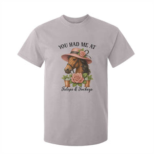 Funny Ky Derby Horse Racing T Shirt For Kid You Had Me At Juleps and Jockeys TS02 Ice Gray Print Your Wear