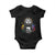 Funny LGBT Gay Pride Jesus Rainbow Flag Christian Baby Onesie TS11 Black Print Your Wear