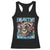 Funny LGBT Trans Pride Racerback Tank Top I Reject My Mortal Flesh Transgender Racoon Bootleg TS10 Black Print Your Wear