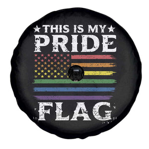 Funny LGBTQ This Is My Pride Flag Spare Tire Cover Rainbow American Flag TS11 Print Your Wear