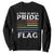 Funny LGBTQ This Is My Pride Flag Sweatshirt Rainbow American Flag TS11 Black Print Your Wear