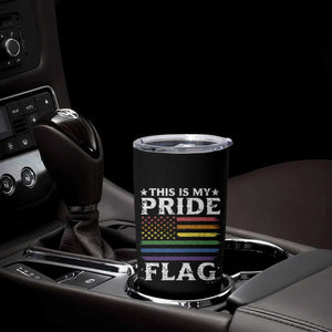 Funny LGBTQ This Is My Pride Flag Tumbler Cup Rainbow American Flag TS11 Print Your Wear