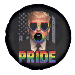 Funny LGBTQ Trump Pride Month Spare Tire Cover American Flag TS11 Print Your Wear