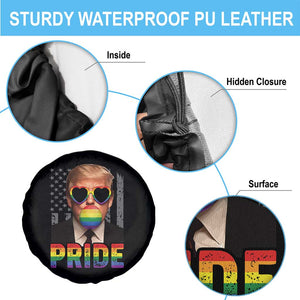 Funny LGBTQ Trump Pride Month Spare Tire Cover American Flag TS11 Print Your Wear