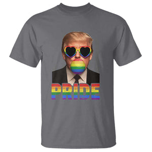 Funny LGBTQ Trump Pride Month T Shirt American Flag TS11 Charcoal Print Your Wear
