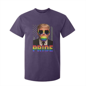 Funny LGBTQ Trump Pride Month T Shirt For Kid American Flag TS11 Purple Print Your Wear