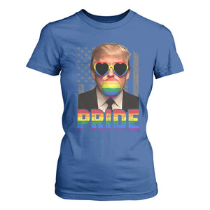 Funny LGBTQ Trump Pride Month T Shirt For Women American Flag TS11 Royal Blue Print Your Wear