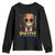 Funny LGBTQ Trump Pride Month Youth Sweatshirt American Flag TS11 Black Print Your Wear
