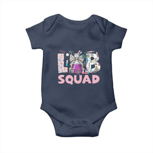 Funny Lab Squad Chemistry Laboratory Week Baby Onesie TS11 Navy Print Your Wear