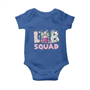 Funny Lab Squad Chemistry Laboratory Week Baby Onesie TS11 Royal Blue Print Your Wear