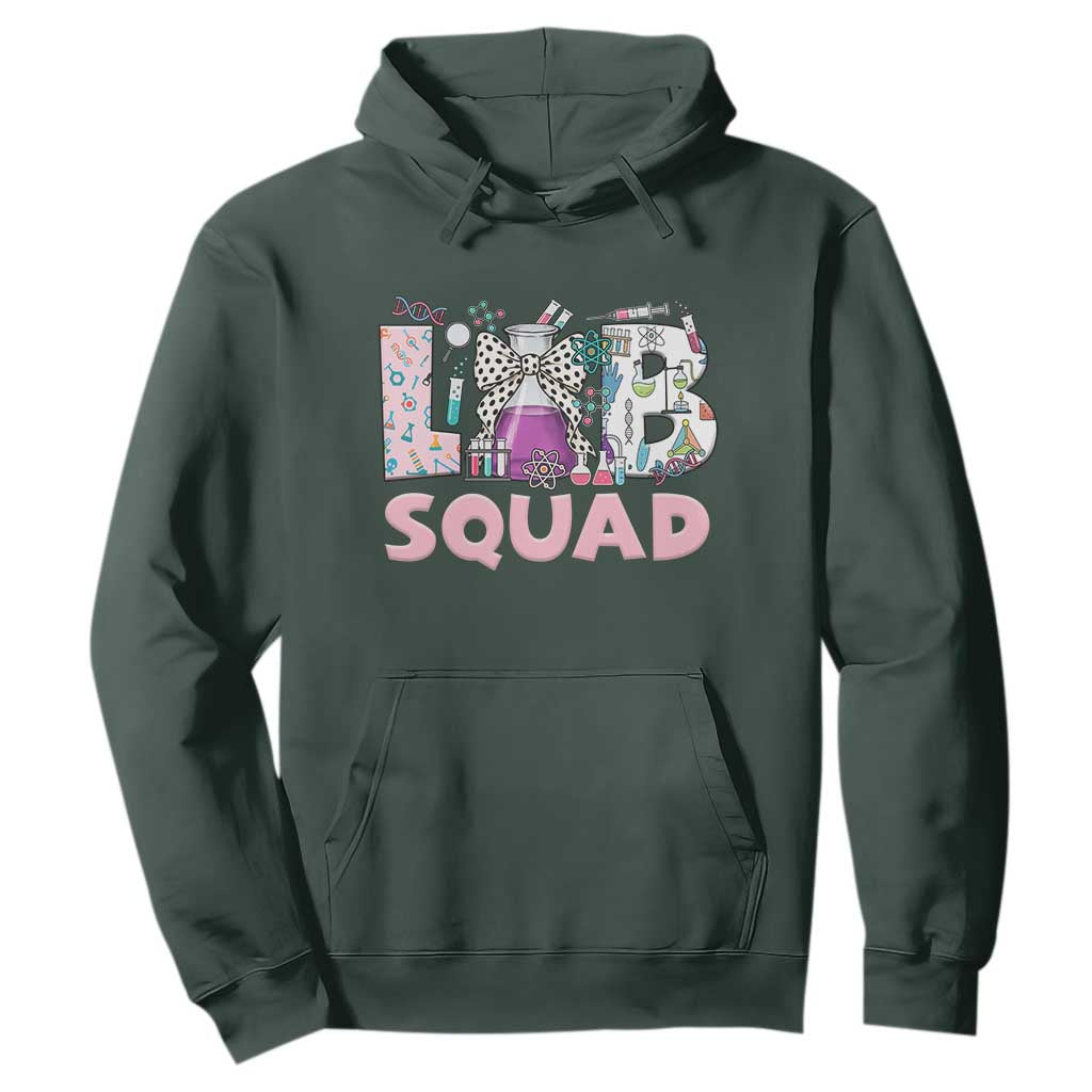 Funny Lab Squad Chemistry Laboratory Week Hoodie TS11 Dark Forest Green Print Your Wear