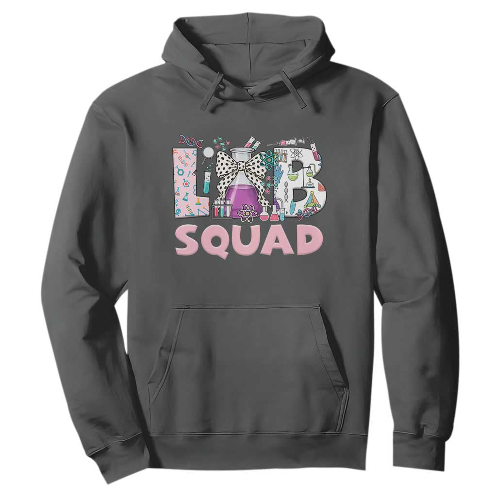 Funny Lab Squad Chemistry Laboratory Week Hoodie TS11 Dark Heather Print Your Wear